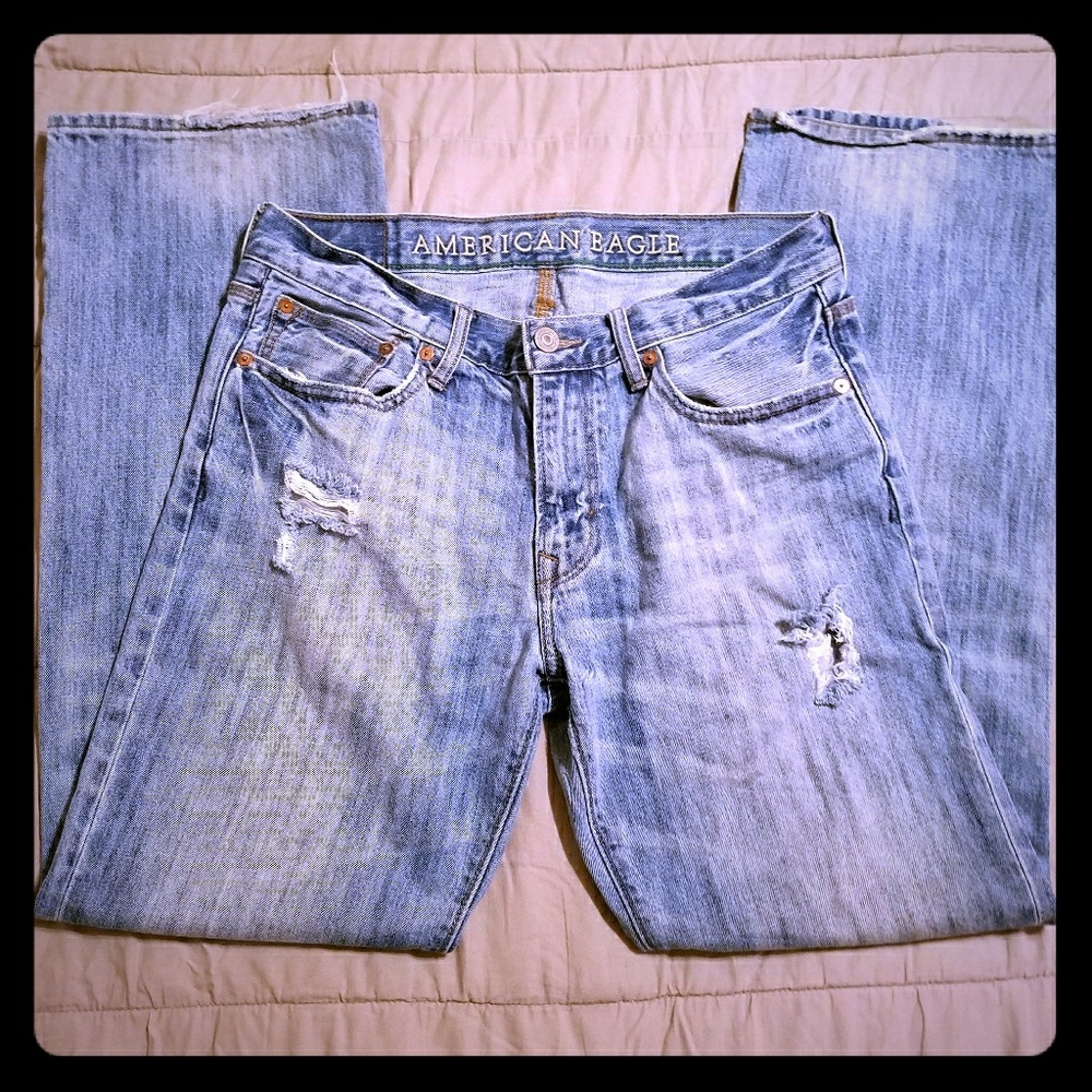 Men's Low Rise Bootcut Jeans